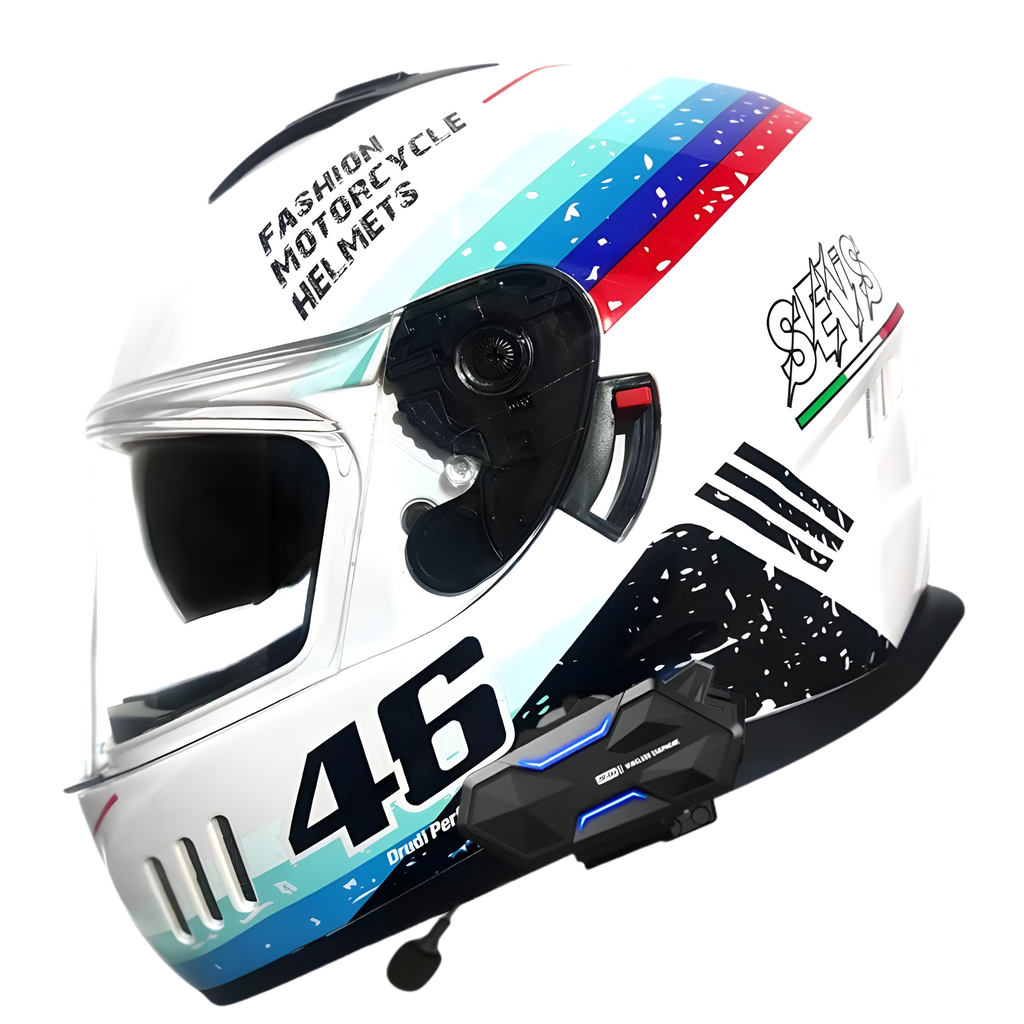 VX-1 Full Face Helmet – Bluetooth Intercom Helmet