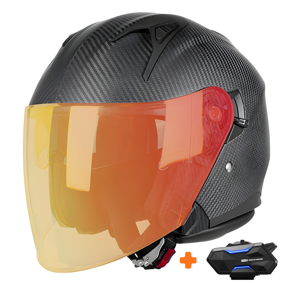 O5 Carbon Open Face Helmet