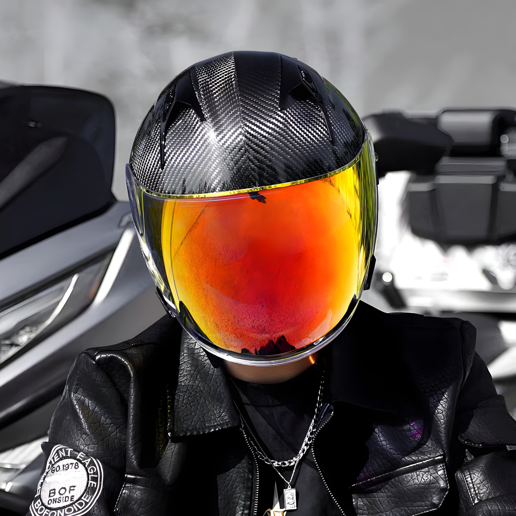 O5 Carbon Open Face Helmet