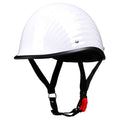 Fiber Half Helmet -  White