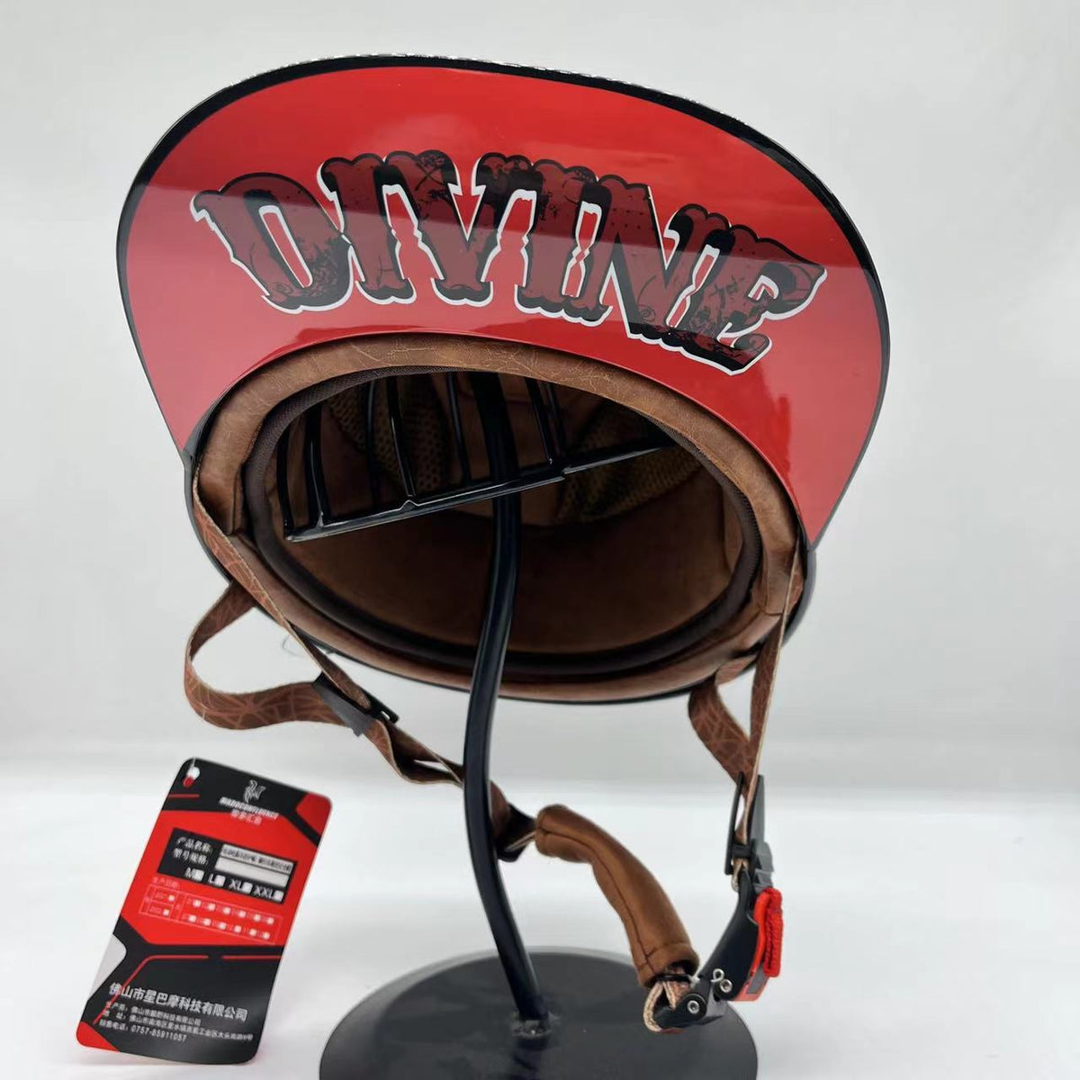 Baseball Motorcycle Helmet Built-in Visor