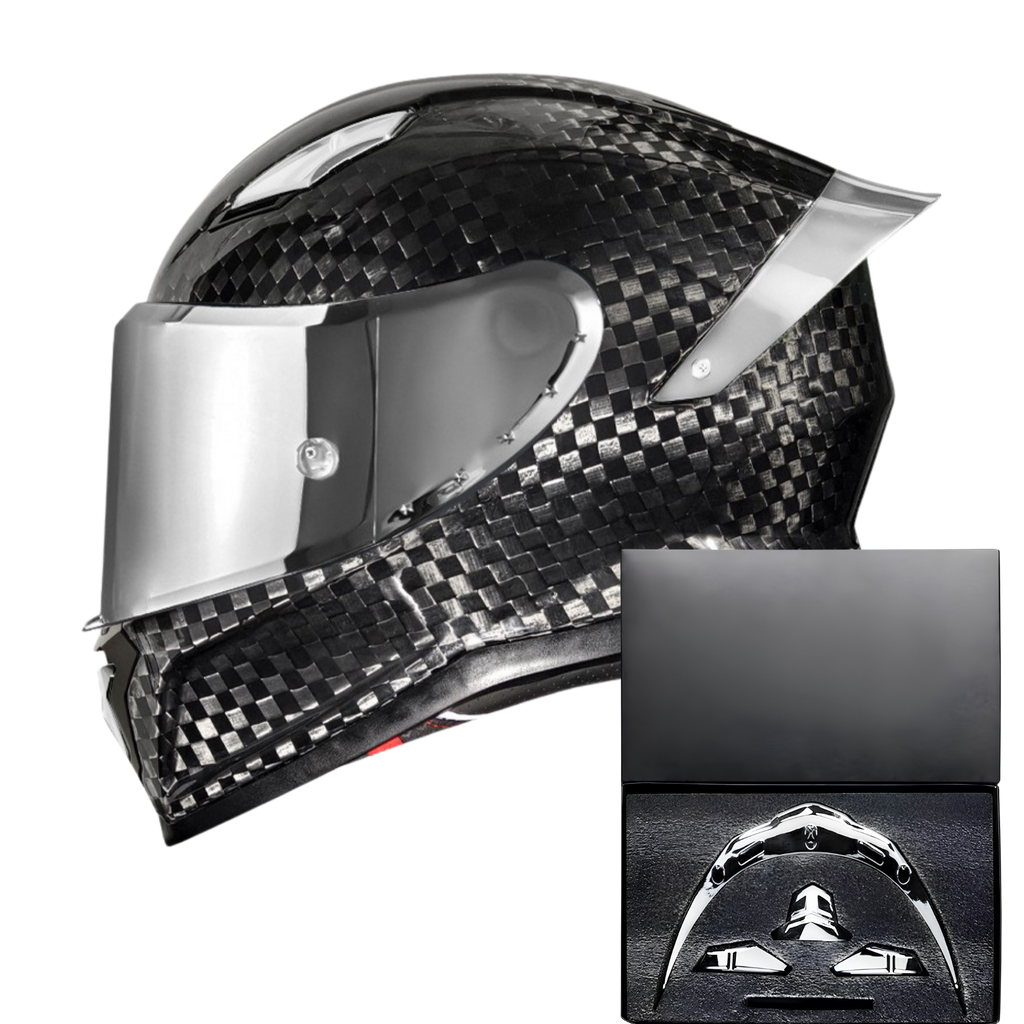 R7 Carbon Helmet Custom Accent Kit – Wing & Vents Set