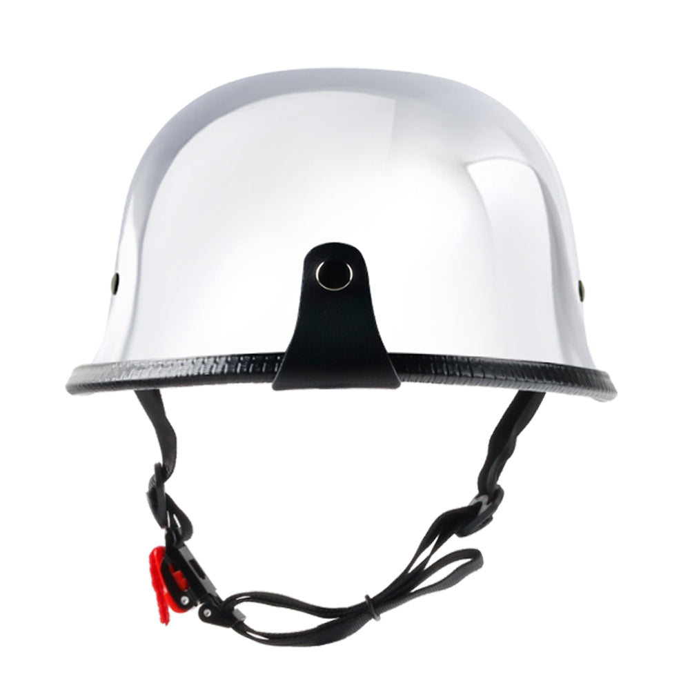 German Style Mayan Half Helmet - Matte Black