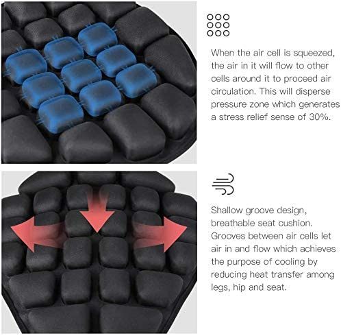 Motorcycle Seat Cushion Water Fillable