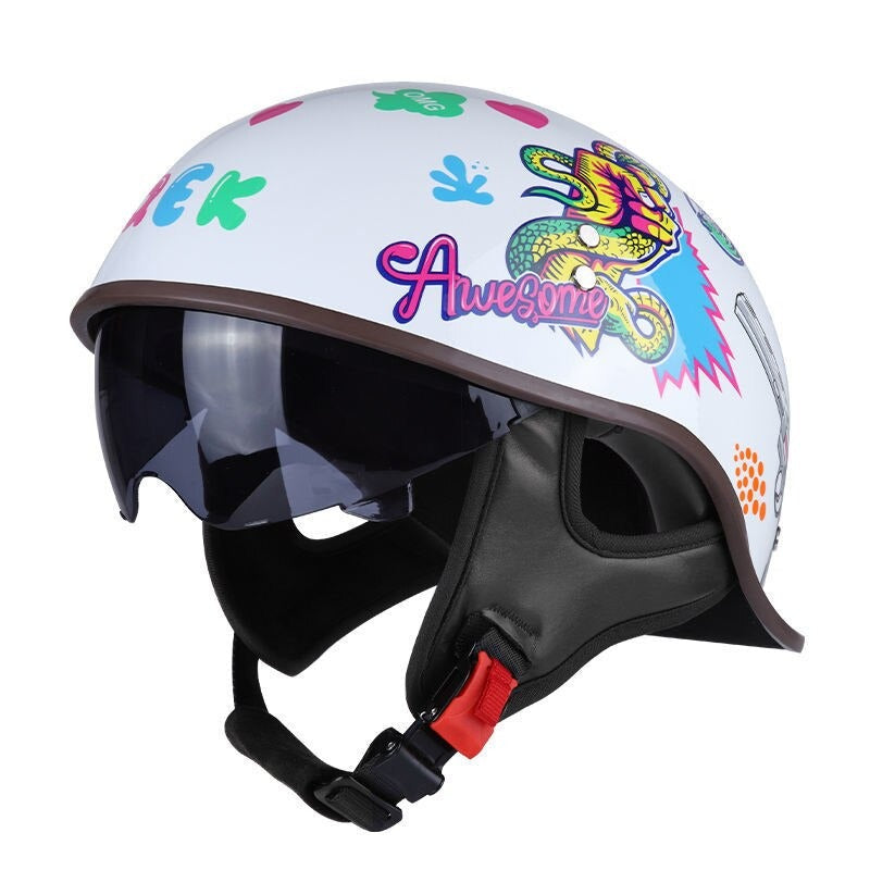 TAKIZAWA Half Helmet - Curved Style