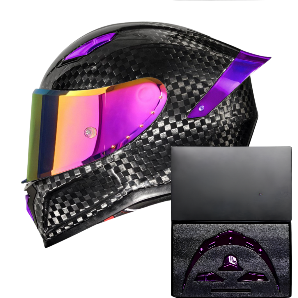 R7 Carbon Helmet Custom Accent Kit – Wing & Vents Set
