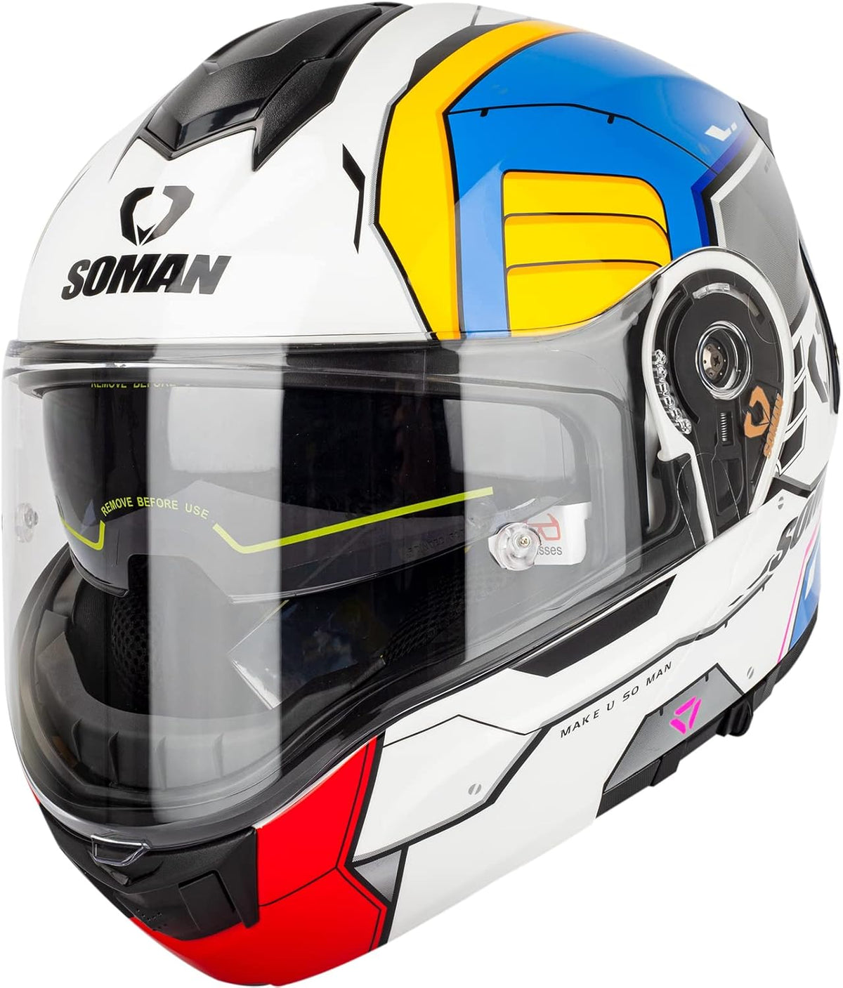 SM1 Modular Motorcycle Helmet – Dual Lens, ECE Certified