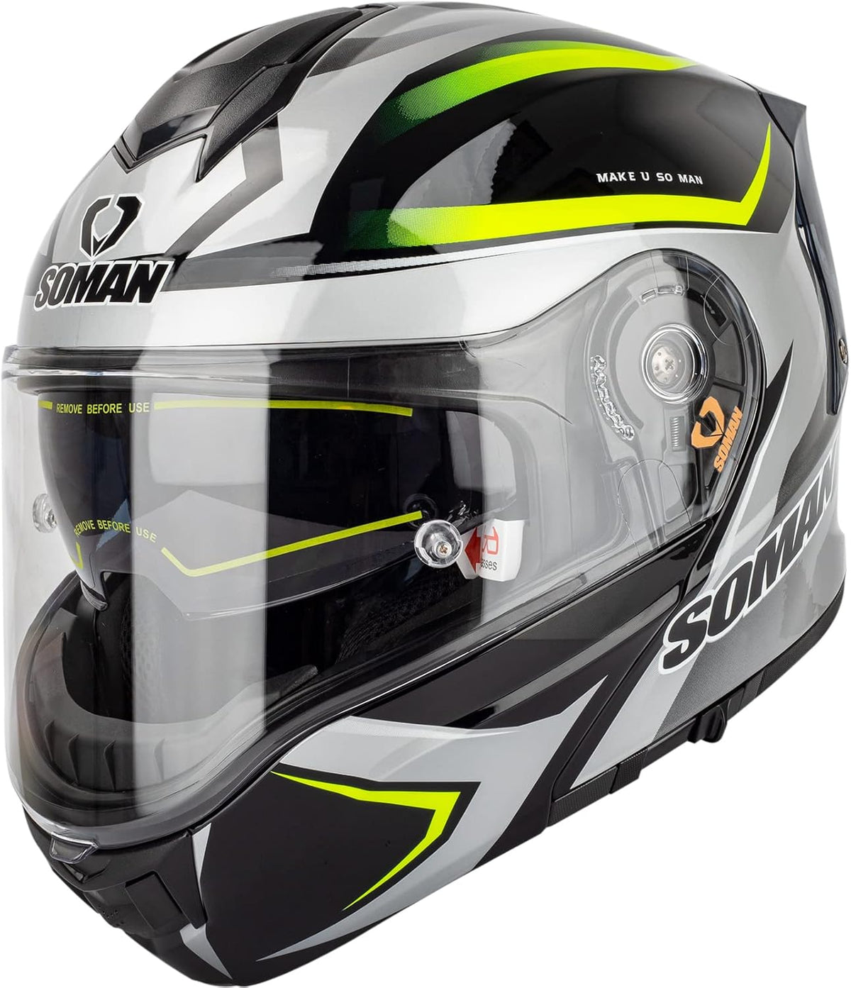 SM1 Modular Motorcycle Helmet – Dual Lens, ECE Certified