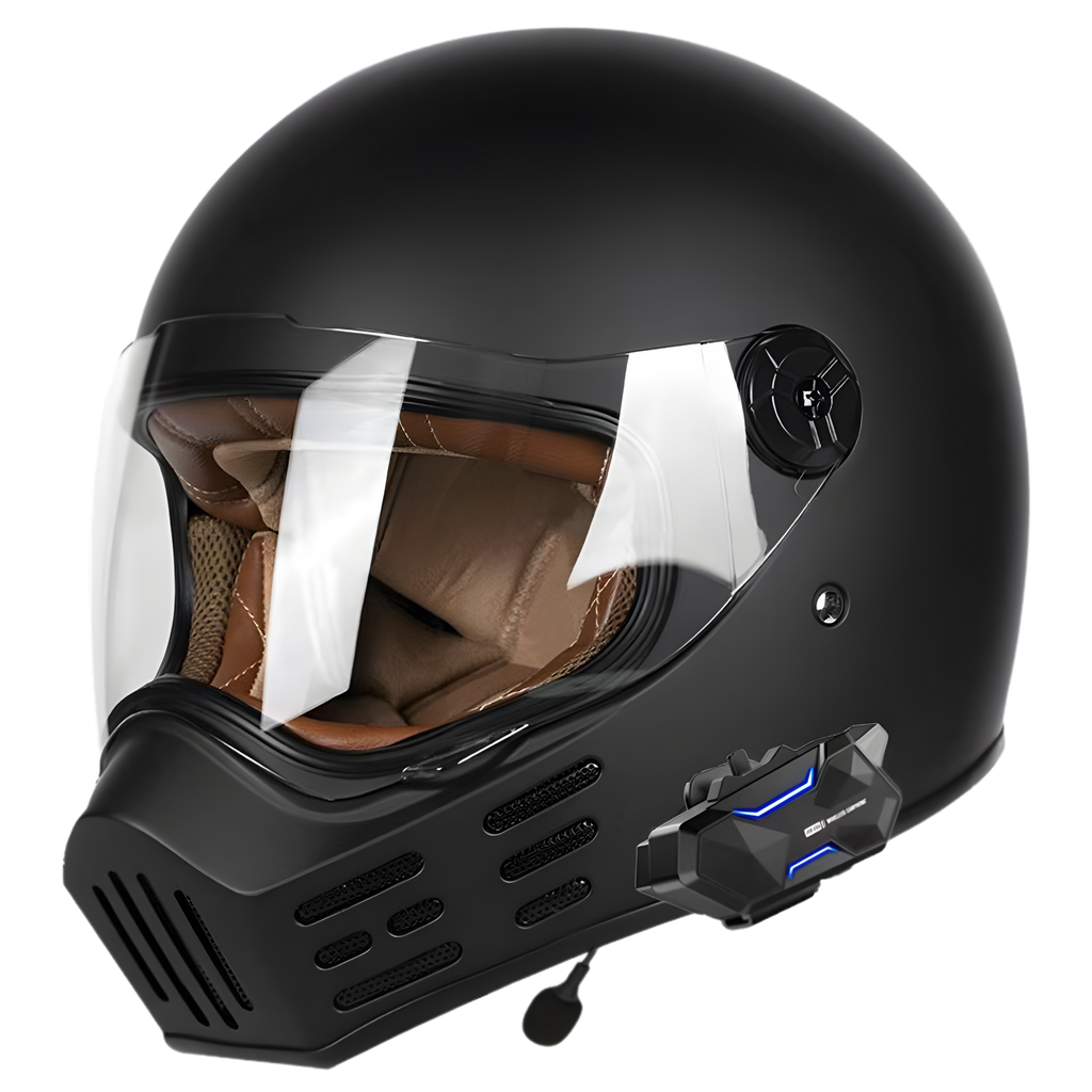 X1 Retro Helmet – Bluetooth Intercom (2–8 Riders)