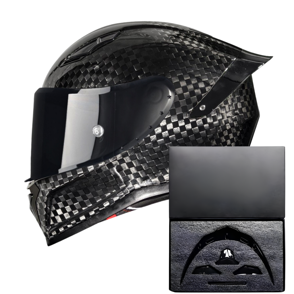 R7 Carbon Helmet Custom Accent Kit – Wing & Vents Set