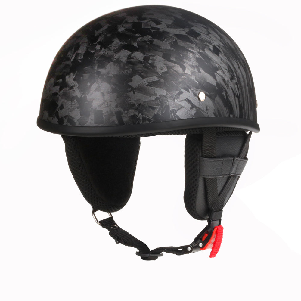 Smallest Beanie Half Helmet - Forged Black
