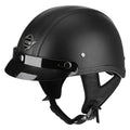 Retro Leather Half Helmet