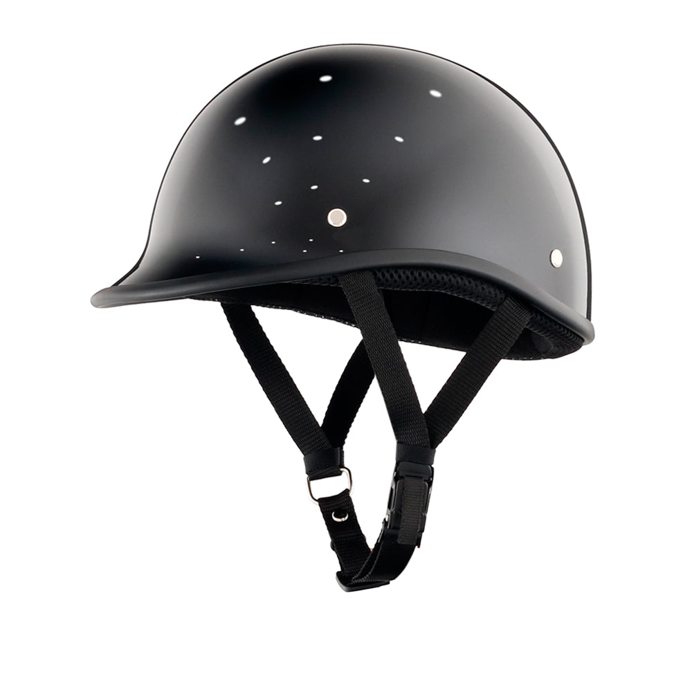 Smallest Polo SOA  Half Helmet - Matte Black