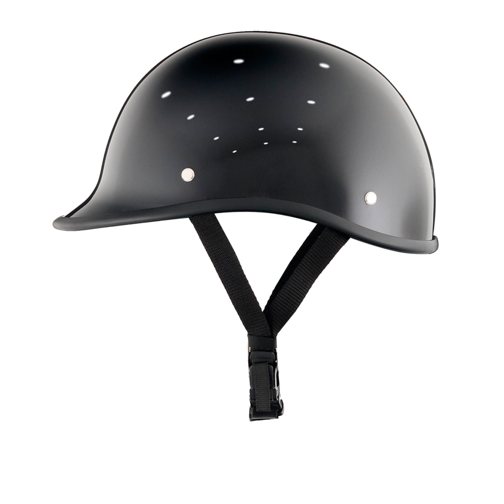 Smallest Polo SOA  Half Helmet - Gloss Black
