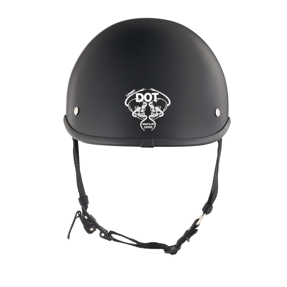 Smallest Polo SOA  Half Helmet - Matte Black