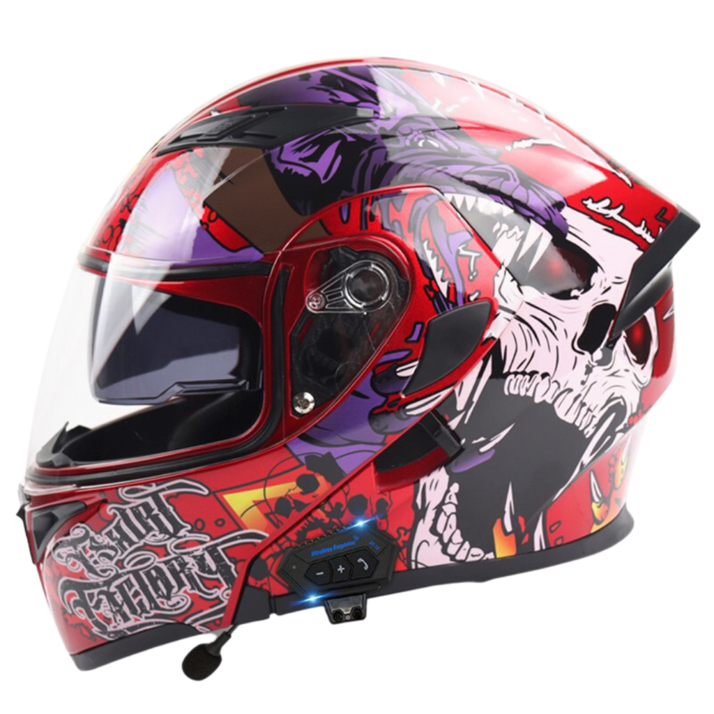 K1 Colored Modular Helmet - Bluetooth Headset