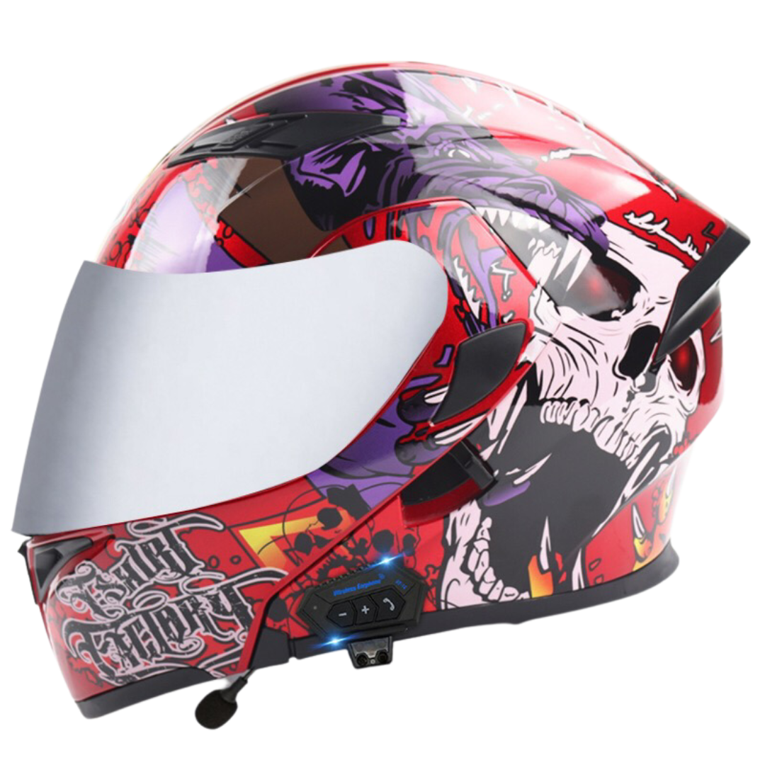 K1 Colored Modular Helmet - Bluetooth Headset