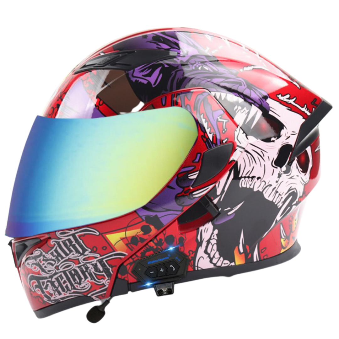 K1 Colored Modular Helmet - Bluetooth Headset
