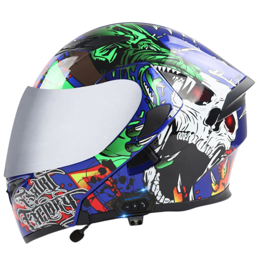 K1 Colored Modular Helmet - Bluetooth Headset