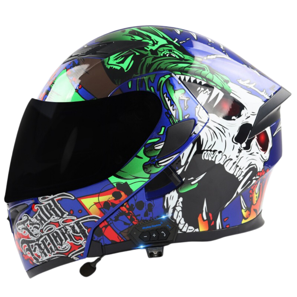 K1 Colored Modular Helmet - Bluetooth Headset