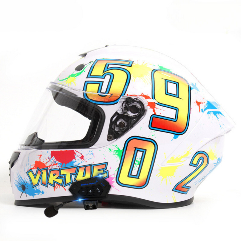 K7 Full Face Helmet - Bluetooth Headset