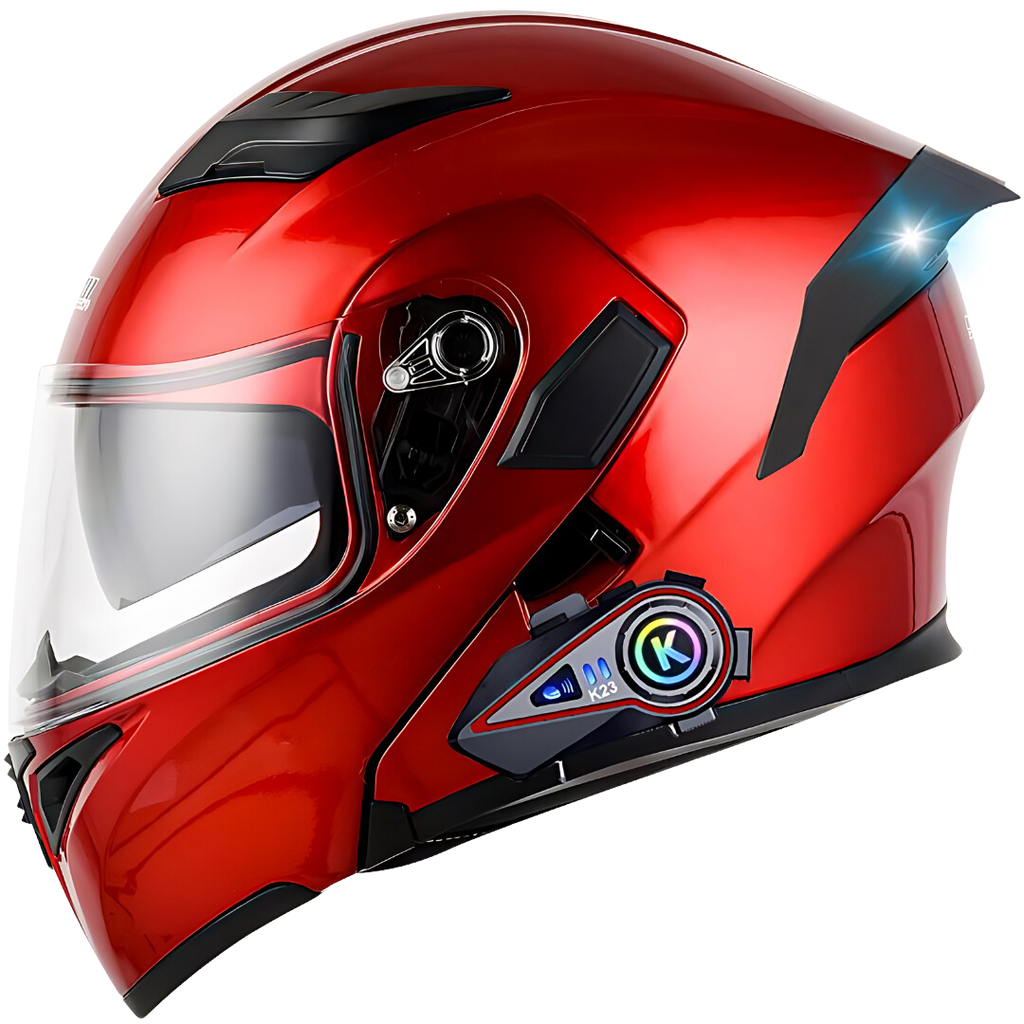 R6s Modular Helmet with Intercom Bluetooth Headset