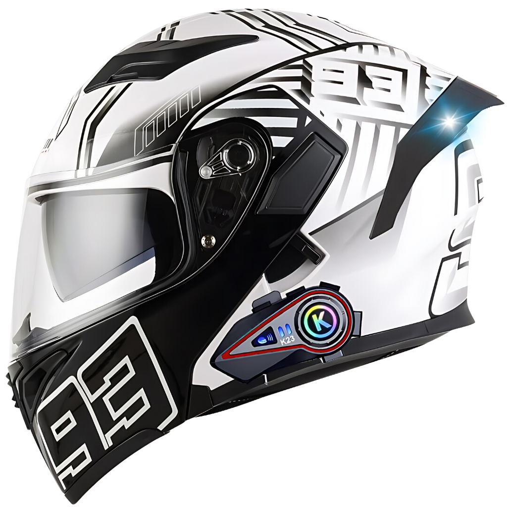 R6s Modular Helmet with Intercom Bluetooth Headset