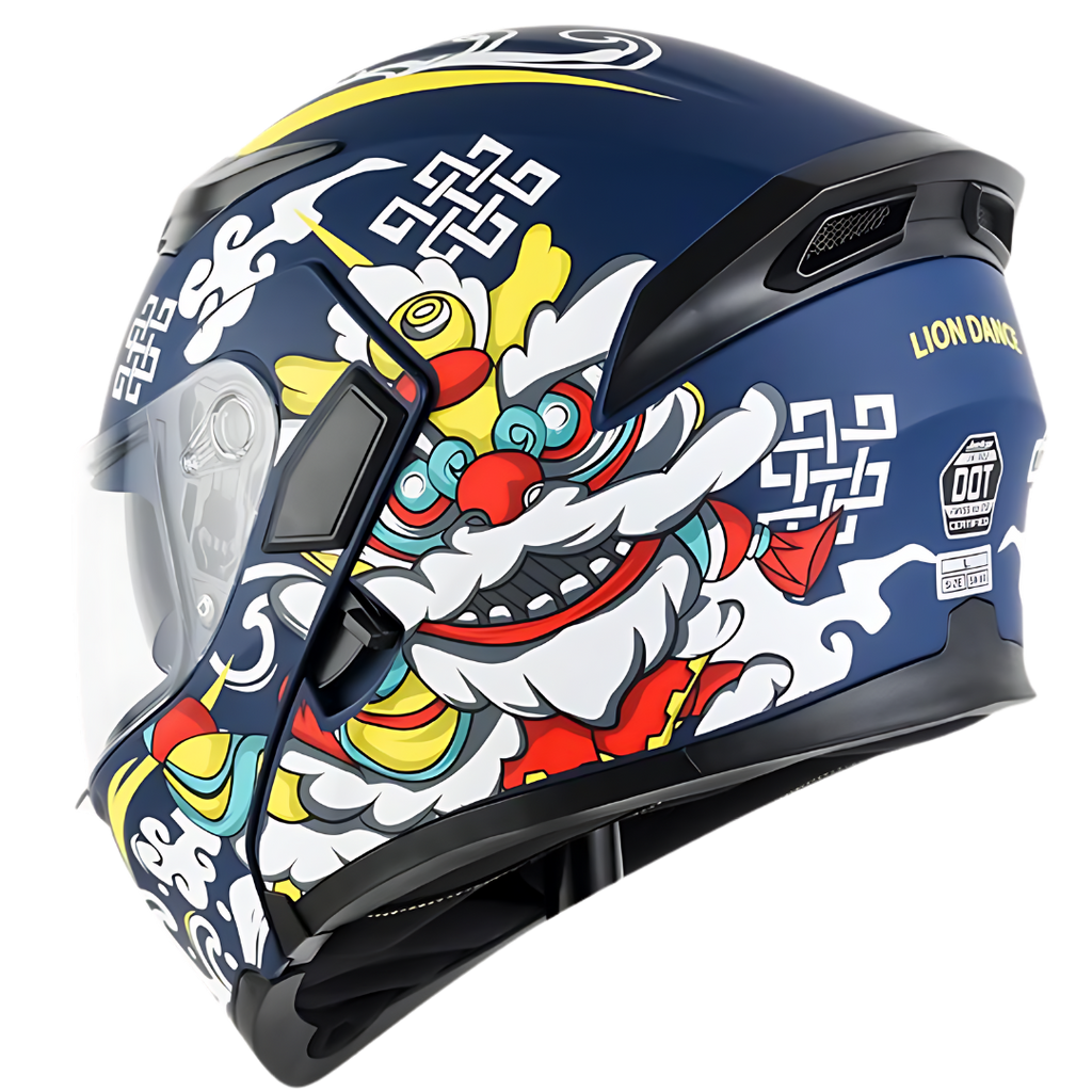 R6s Modular Helmet with Intercom Bluetooth Headset