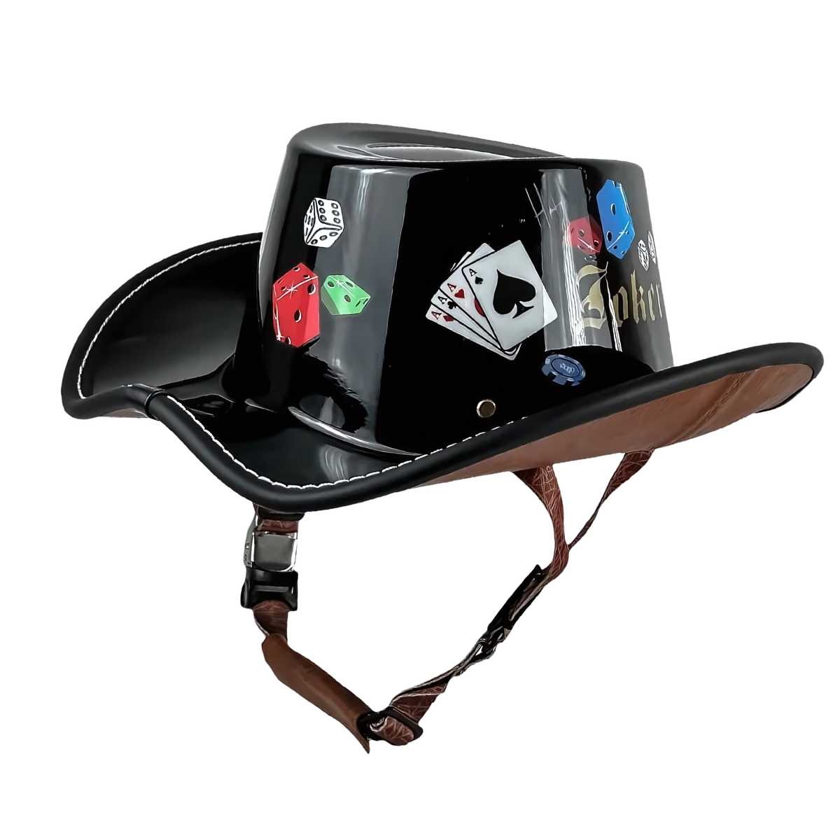 Retro Cowboy Motorcycle Half Helmet