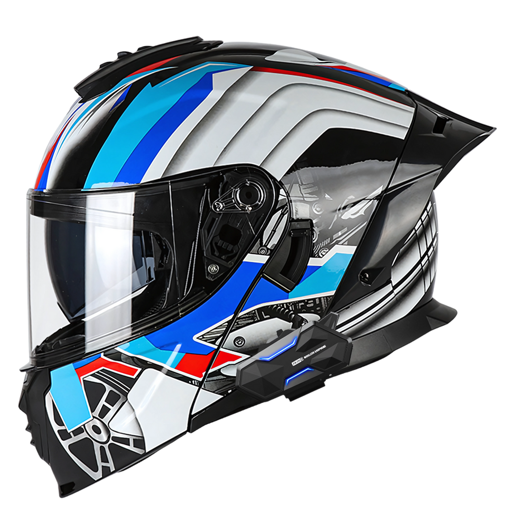 K4 Intercom Modular Helmet with Bluetooth – 2-8 Riders Intercom