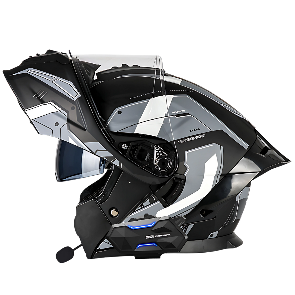 K4 Intercom Modular Helmet with Bluetooth – 2-8 Riders Intercom