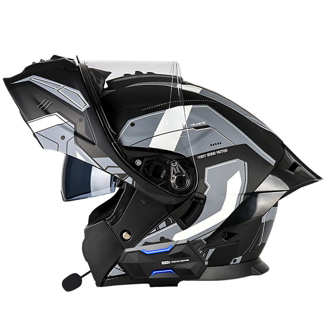 K4 Intercom Modular Helmet with Bluetooth – 2-8 Riders Intercom