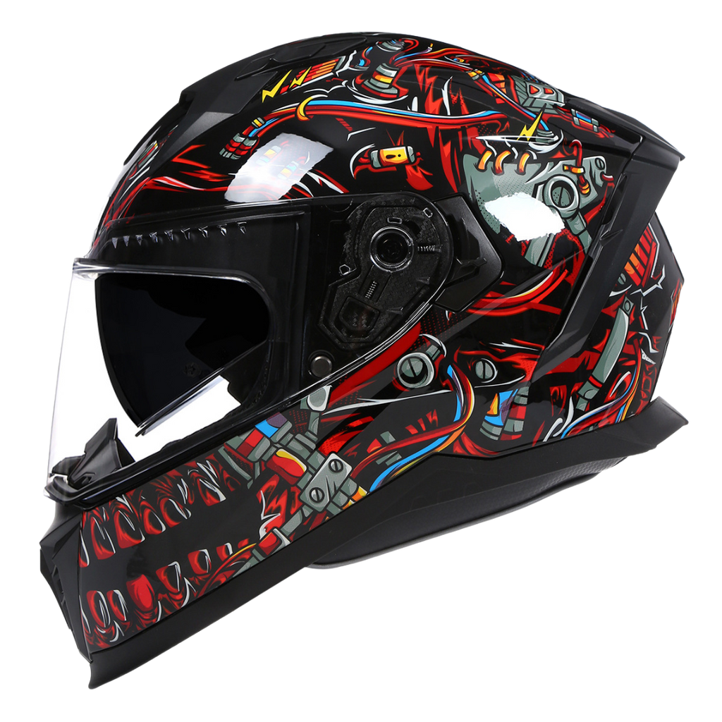 X7 Full Face Helmet – ABS Hard Shell, Anti-Fog