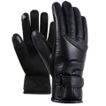 Leather USB Heated Winter Gloves - Touchscreen