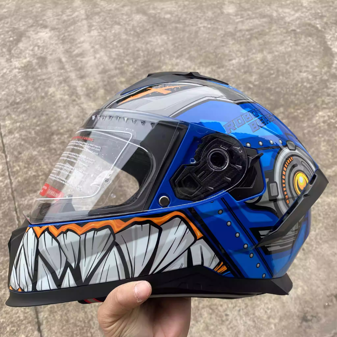 X7 Full Face Helmet – ABS Hard Shell, Anti-Fog