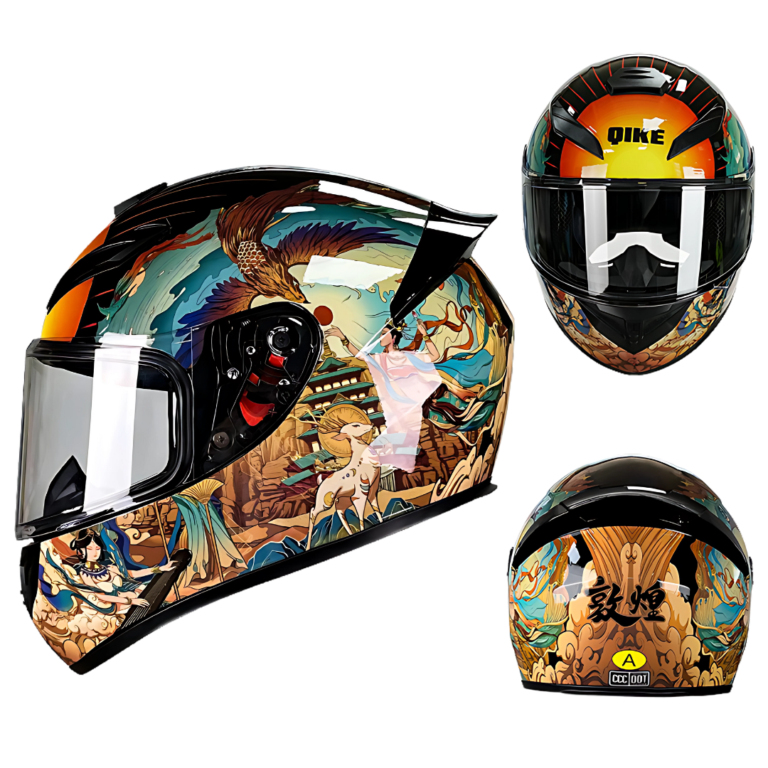 VortexX Full-Face Motorcycle Helmet