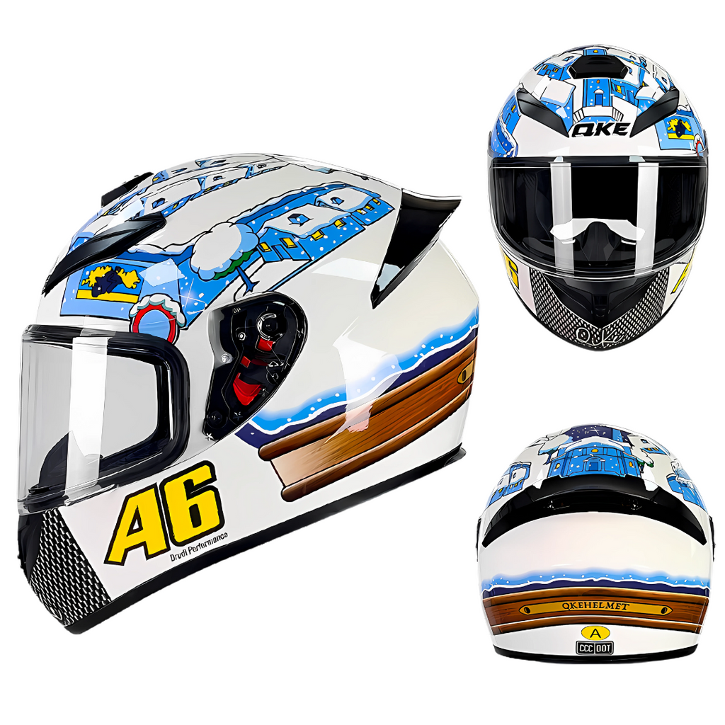 VortexX Full-Face Motorcycle Helmet