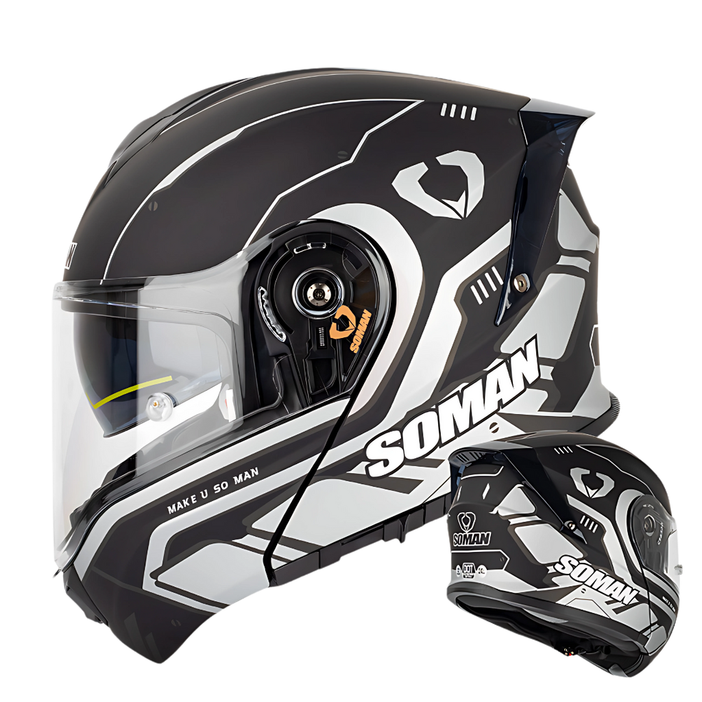 SM1 Modular Motorcycle Helmet – Dual Lens, ECE Certified