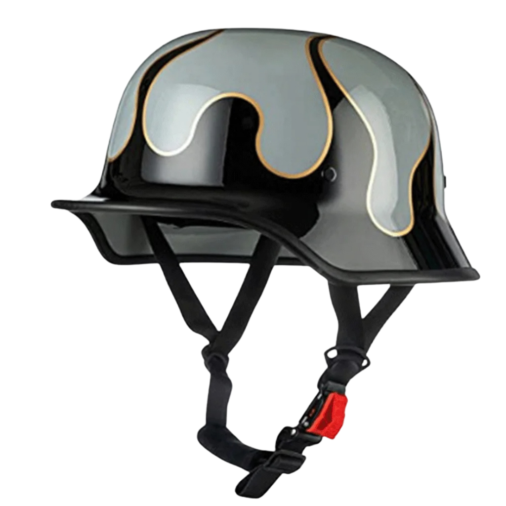 Premium German Motorcycle Half Helmet: Lightweight, Comfort Safety