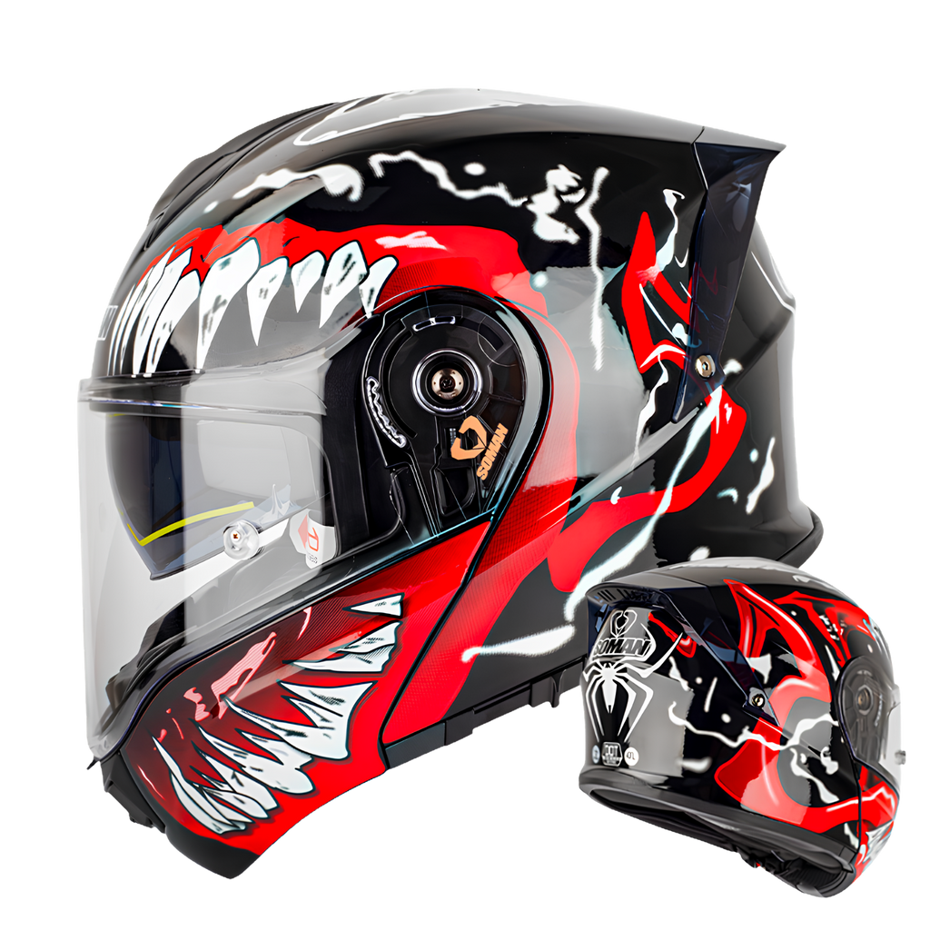 SM1 Modular Motorcycle Helmet – Dual Lens, ECE Certified