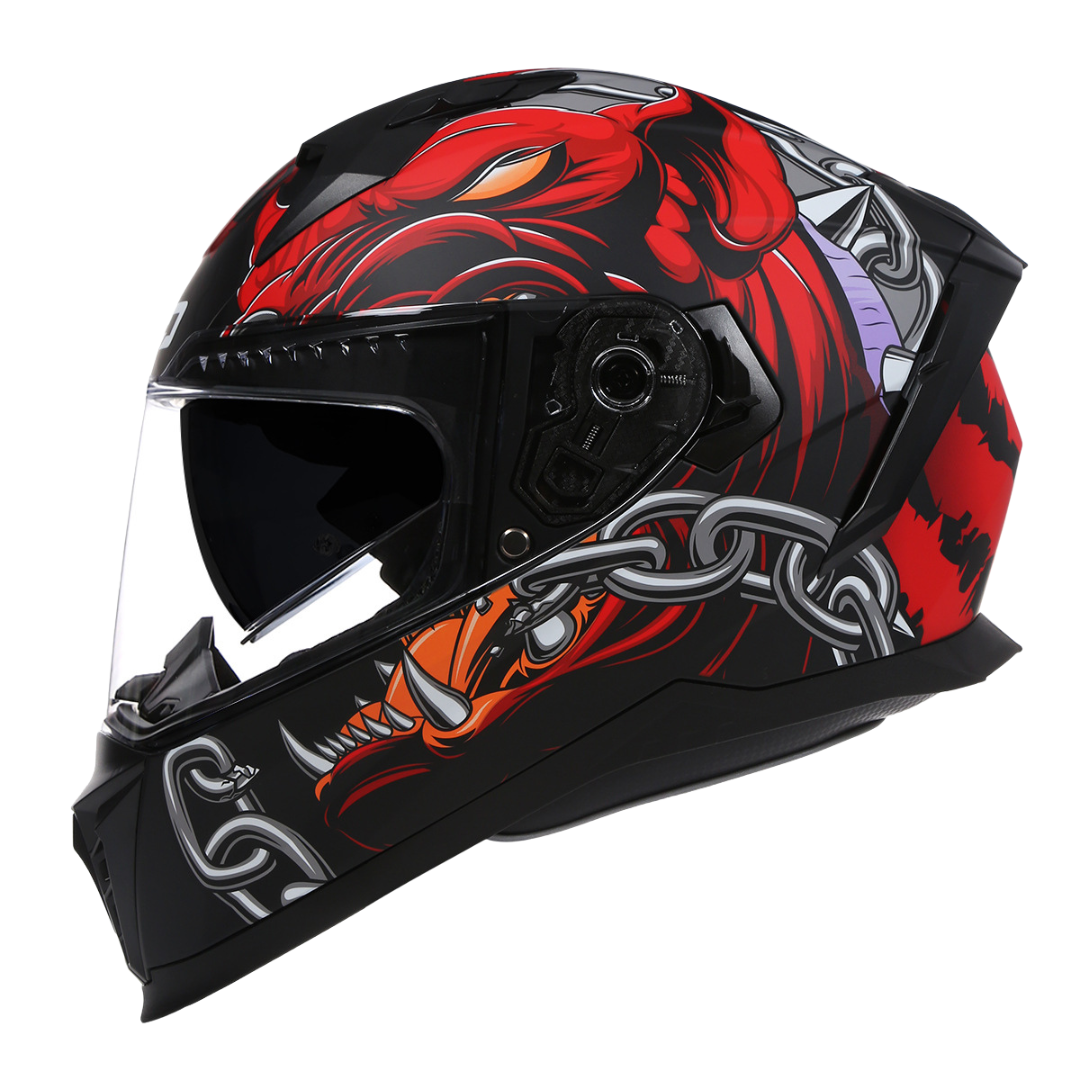 X7 Full Face Helmet – ABS Hard Shell, Anti-Fog