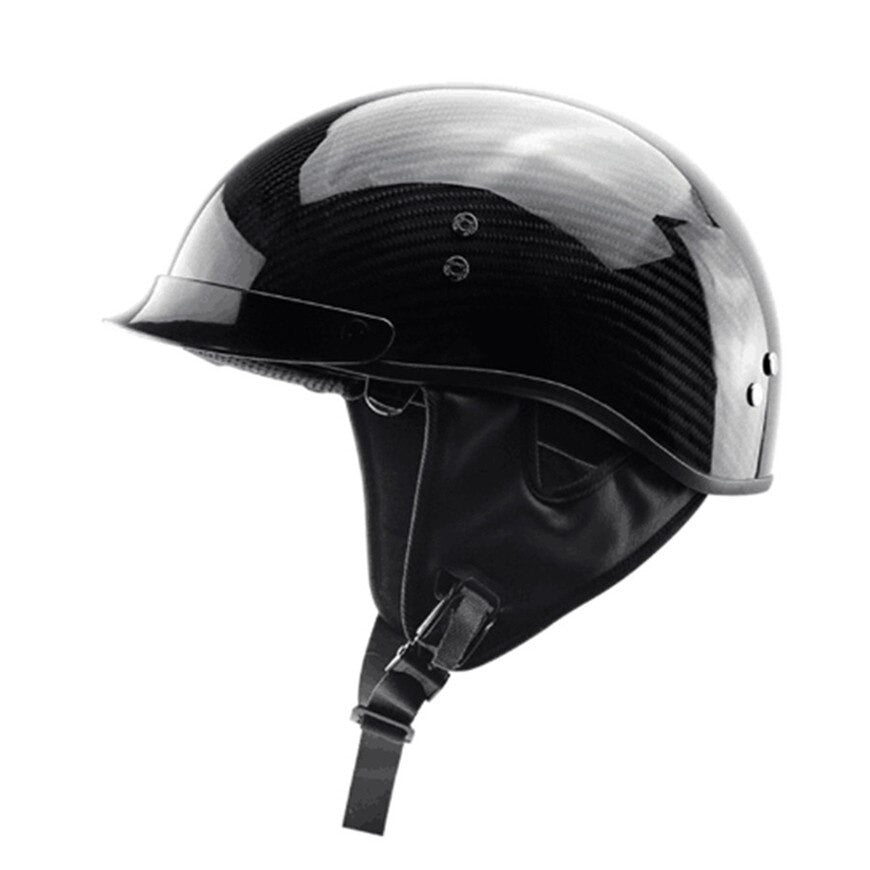 Carbon Fiber V1 Half Helmet