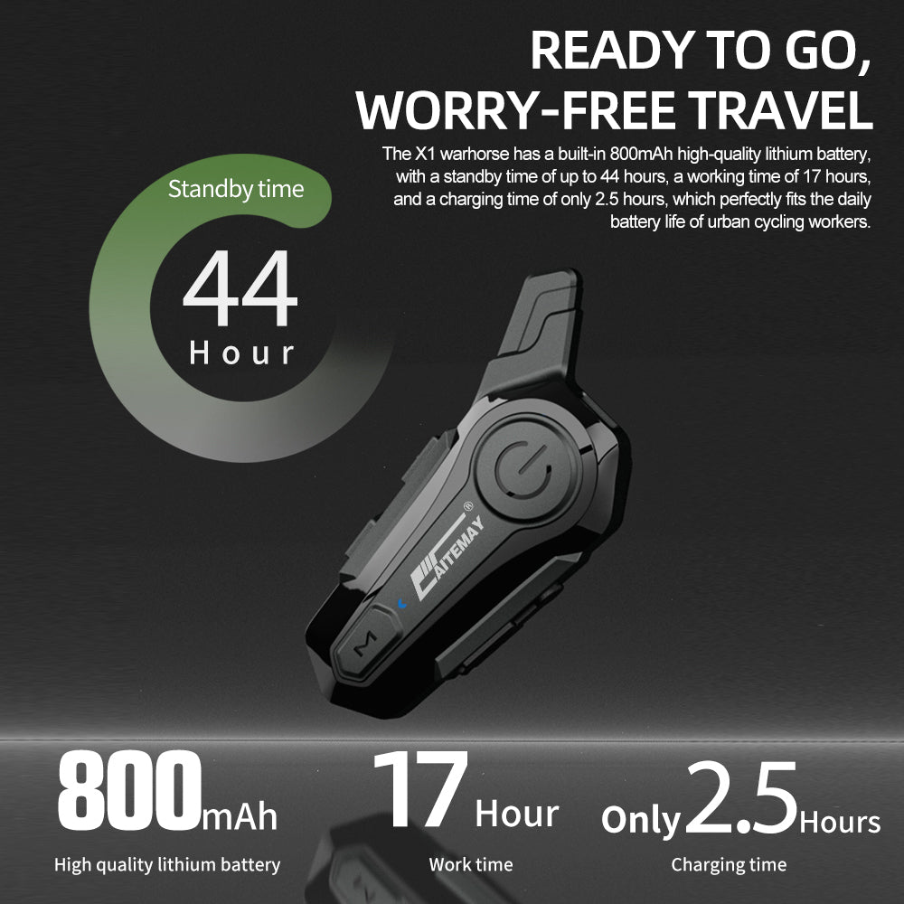 BikerLink 5.0: Intercom Bluetooth Headset