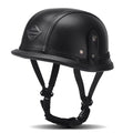 German Leather Half Helmet