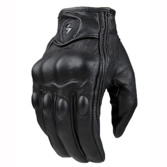 Leather Short Gloves