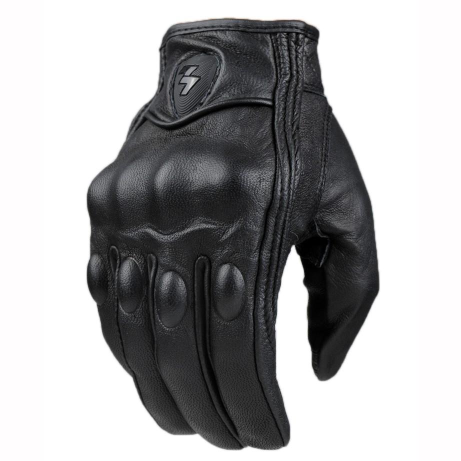 Leather Short Gloves
